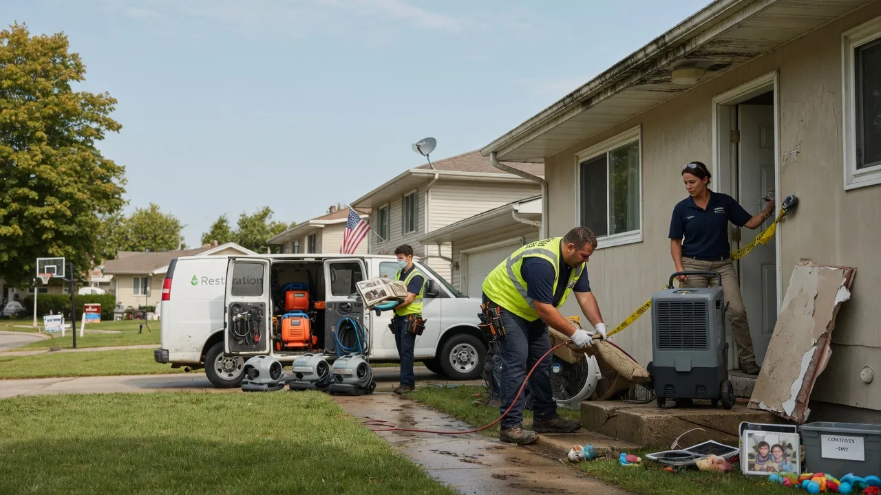 Water Damage Restoration in Bison, KS near me